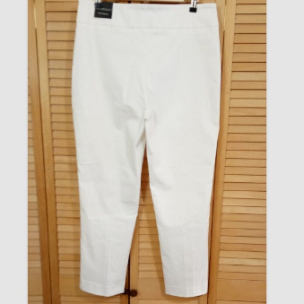 Meg & Margot Pull On Skinny Leg White Ankle Pant XL - Picture 4 of 7